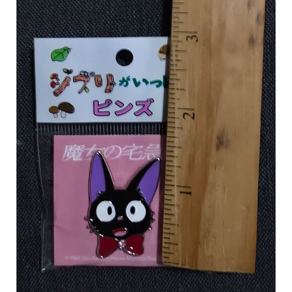 NEW Studio Ghibli Park Japan Kiki's Delivery Service Jiji Cat Enamel Badge Pin - Picture 4 of 5
